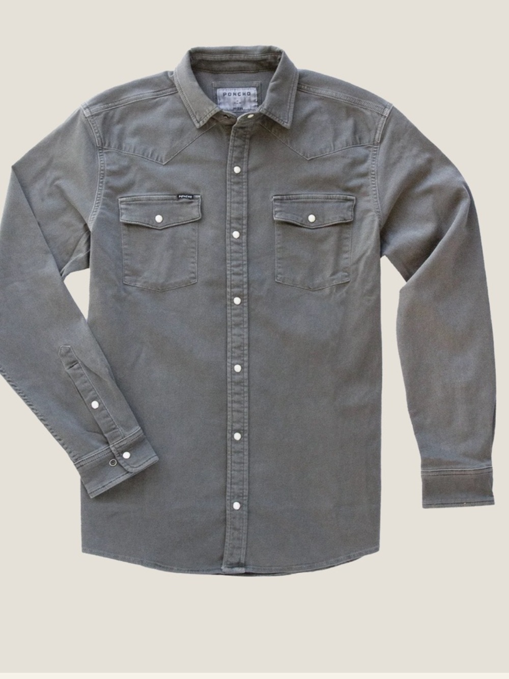 Poncho Denim Shirt - men’s- NWOT- XL